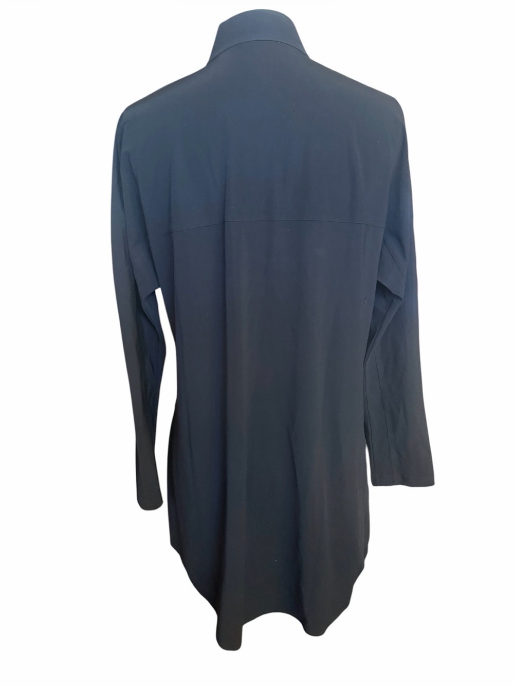 Woman’s ADAY Blouse Black Mandarin Collar Tunic - Picture 7 of 10